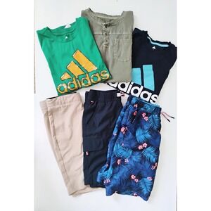 Boys Clothing Lot Sz 14 Adidas Tommy Hilfiger Cat Jack True Craft Shorts Shirts